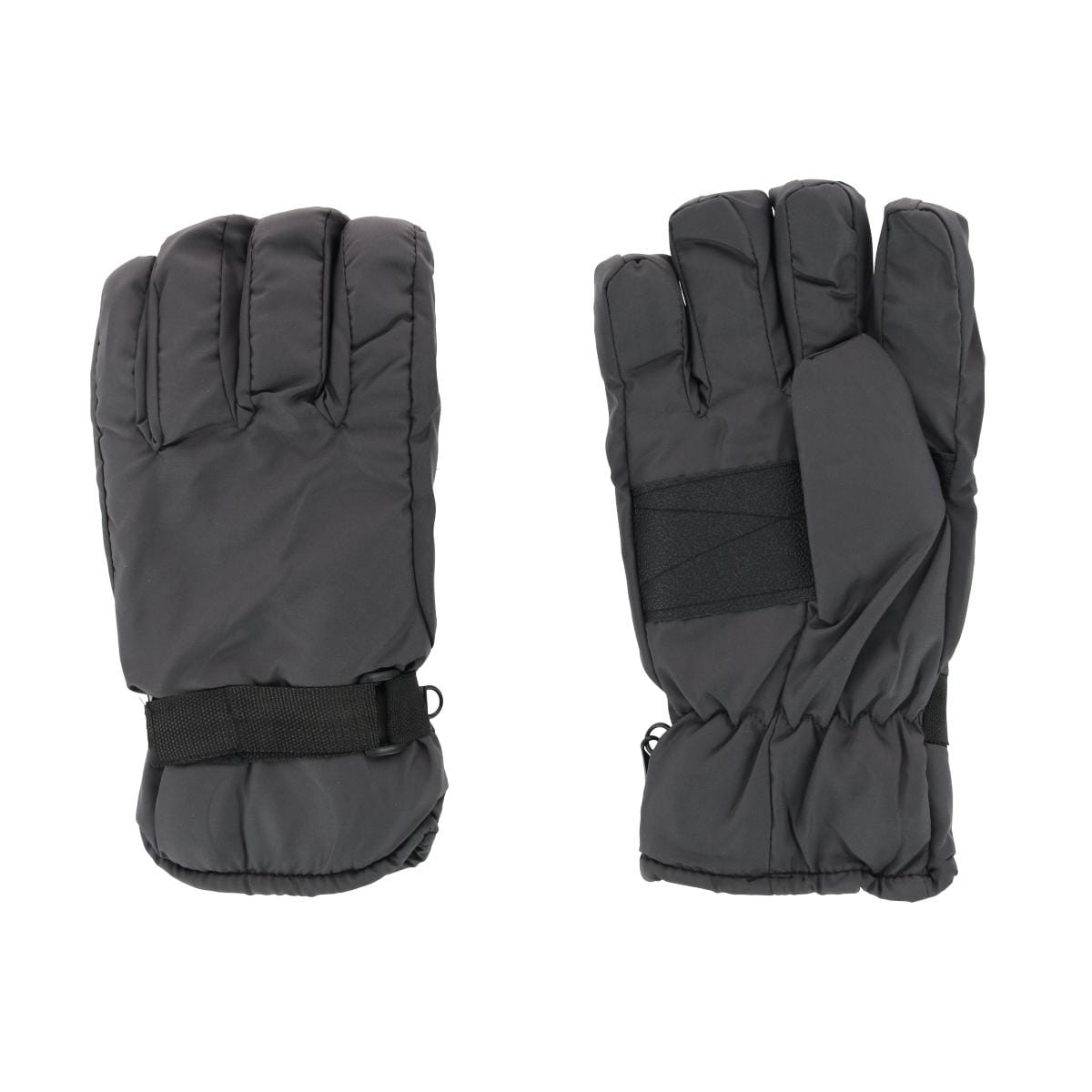 Iceberg Polar Wear Men's Thermal Lined Solid Color Winter Ski Glove - Gray