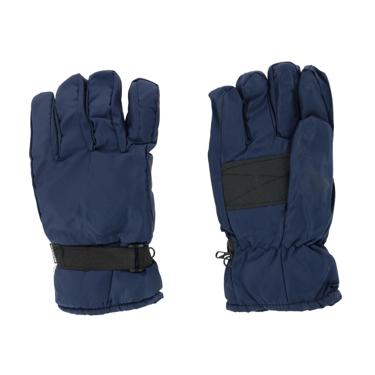 Iceberg Polar Wear Men's Thermal Lined Solid Color Winter Ski Glove - Navy