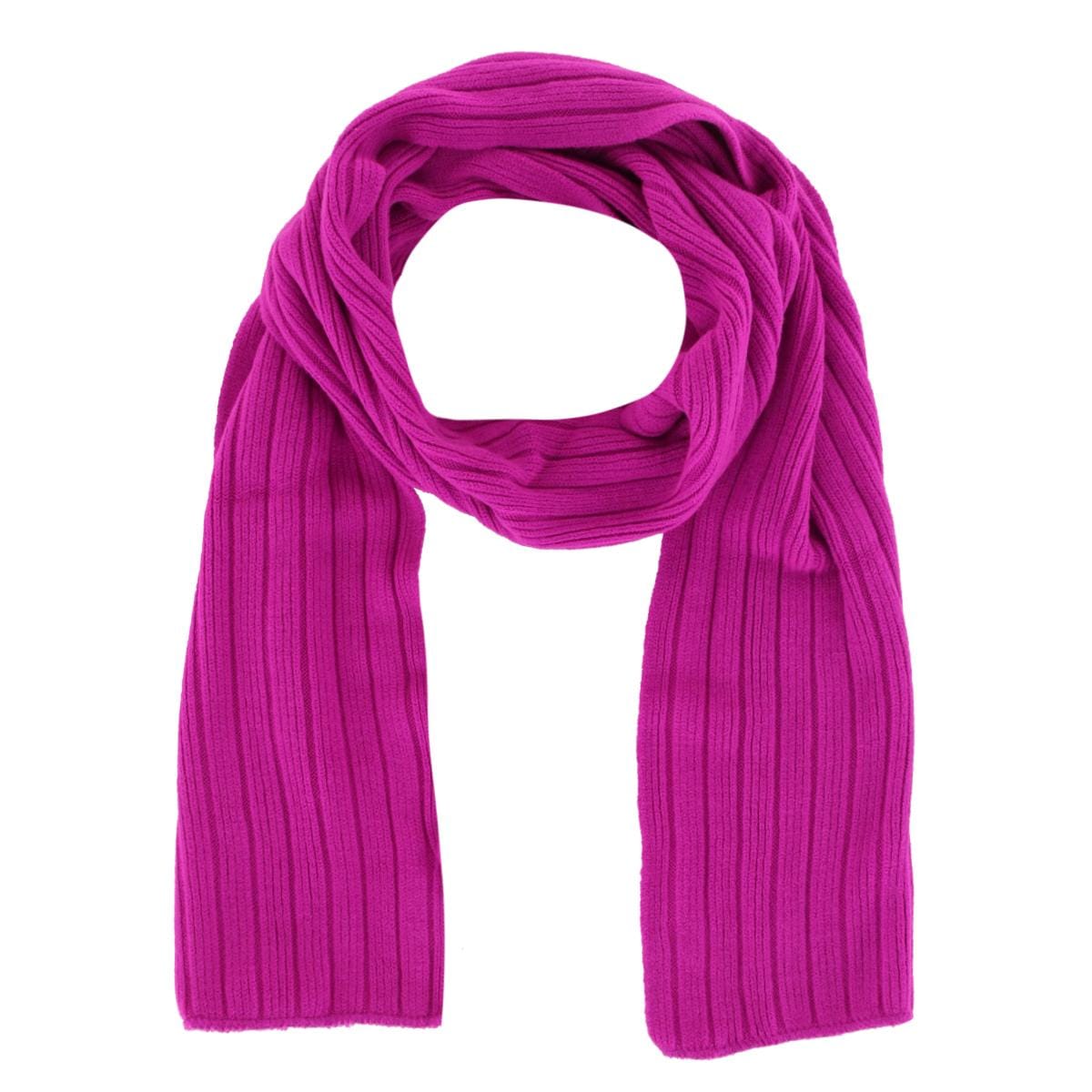 G&S Originals Women's Solid Color Winter Knit Scarf - Pink