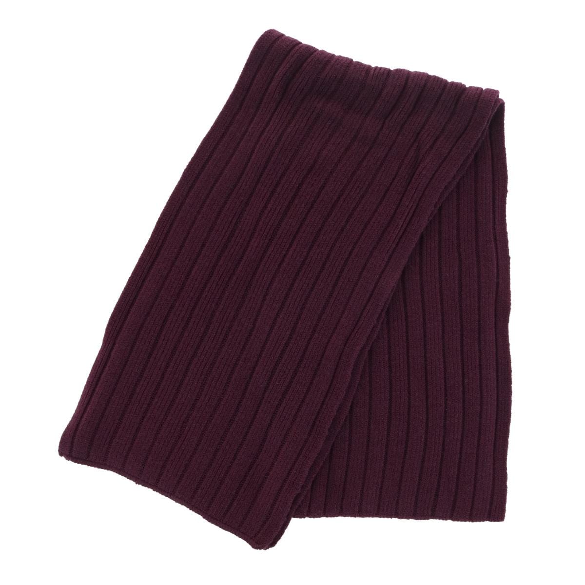G&S Originals Women's Solid Color Winter Knit Scarf - Purple