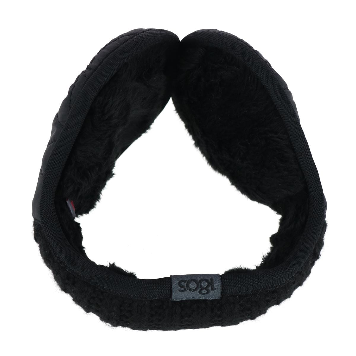 180s Women's All Finger Touchscreen Winter Gloves and Ear Warmer Set - Black