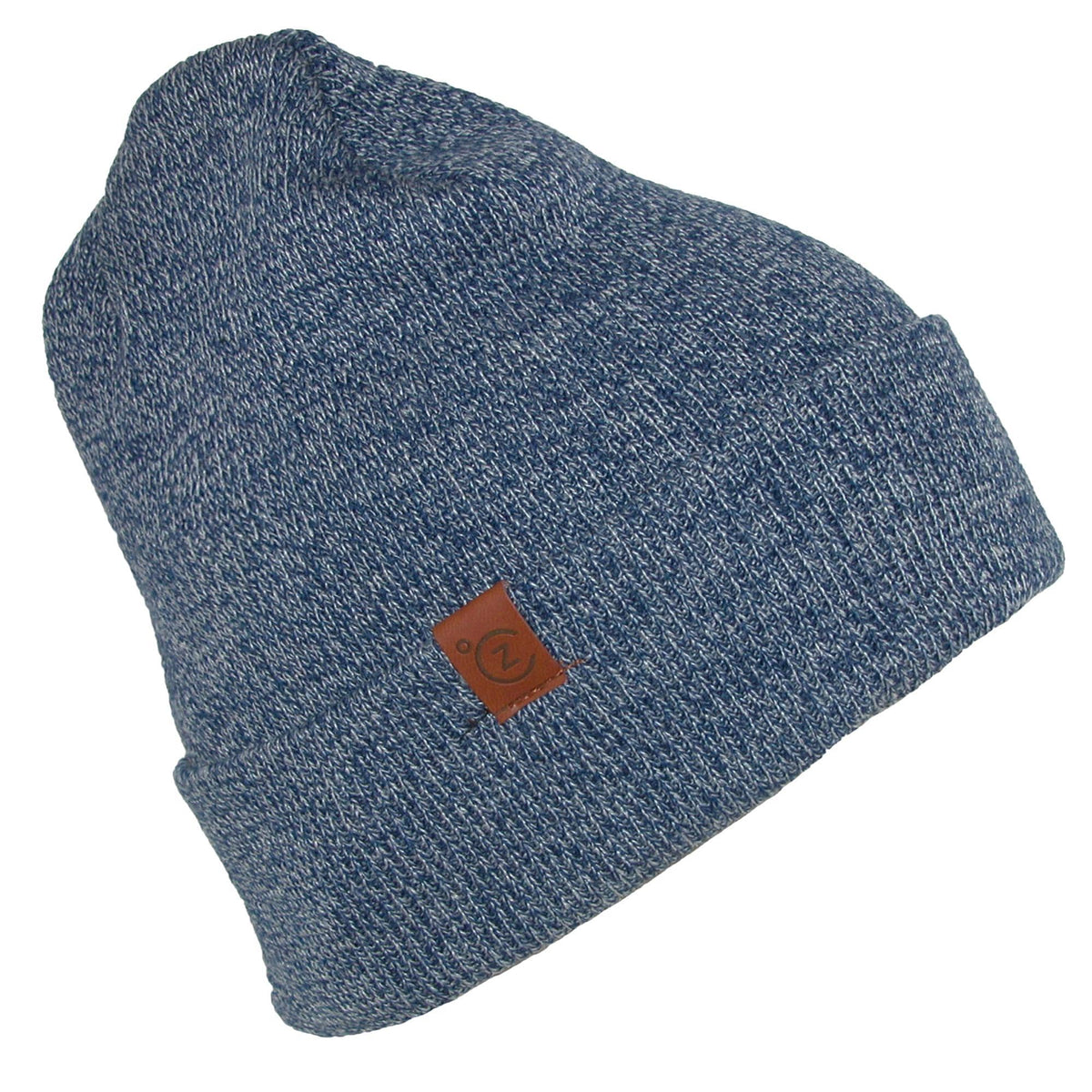 ClimaZer0 Marbled Hat and Fingerless Gloves Winter Set - Blue