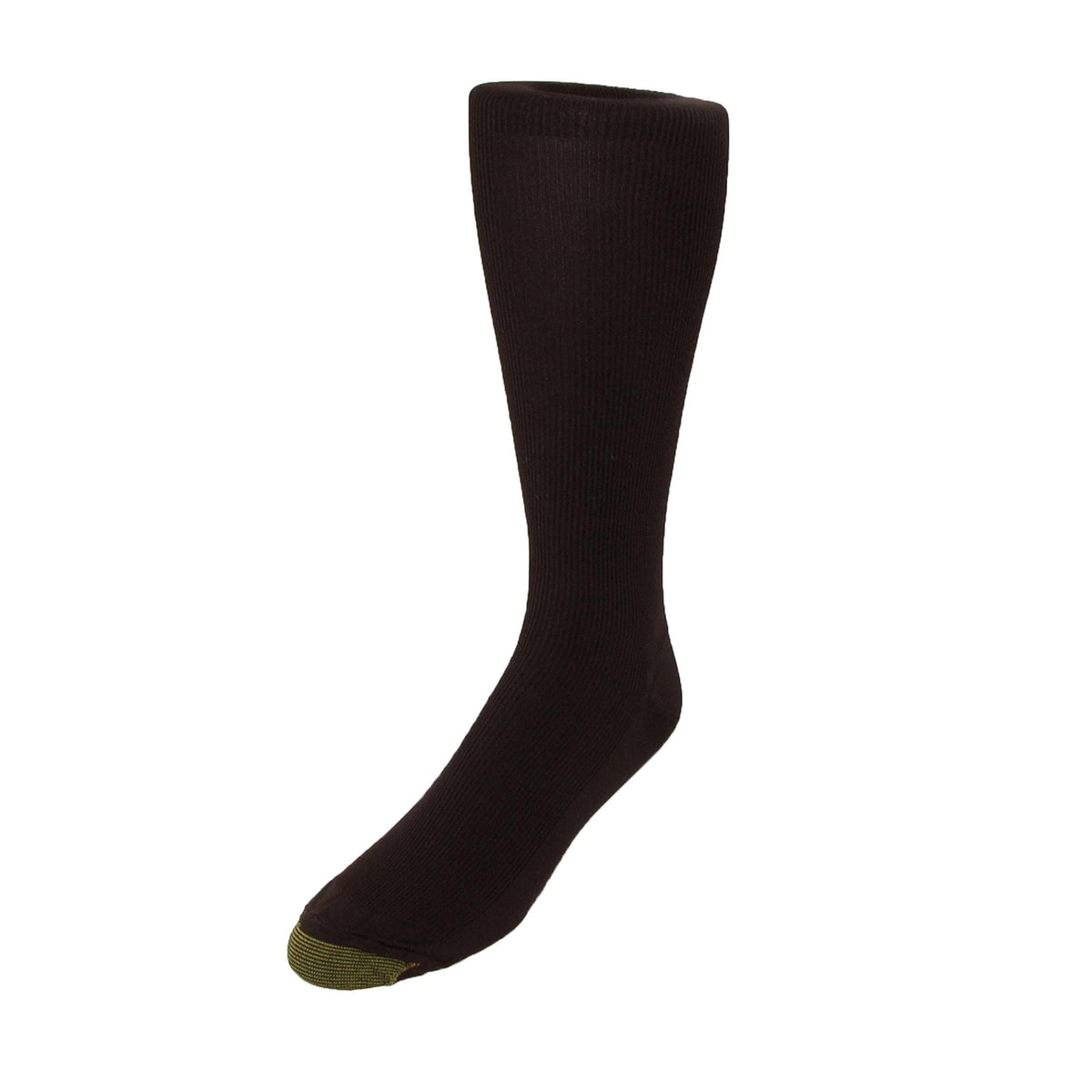 Gold Toe Men's Metropolitan Moisture Control OTC Socks (Pack of 3) - Brown