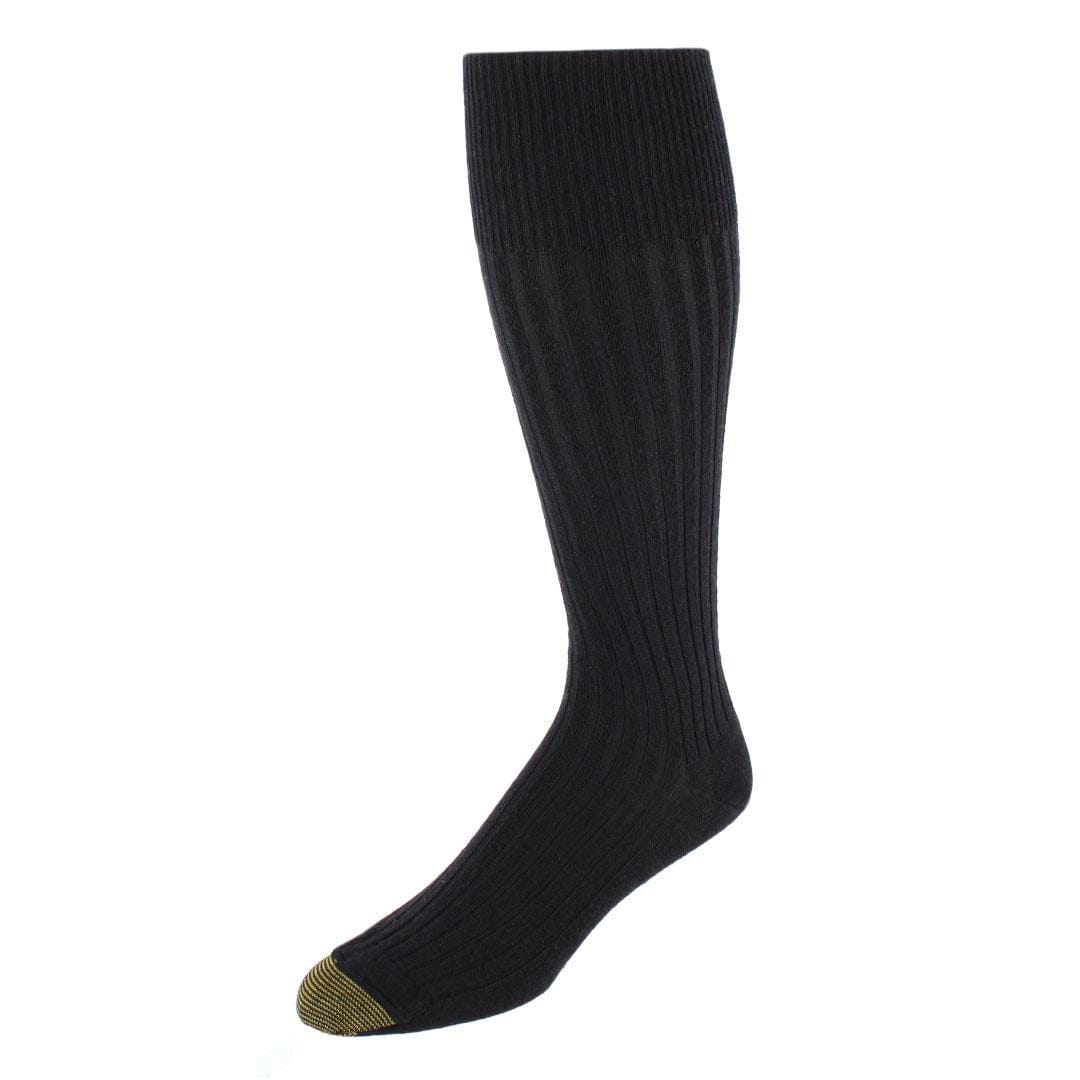 Gold Toe Mens Windsor Wool Over the Calf OTC Dress Socks (Pack of 3)