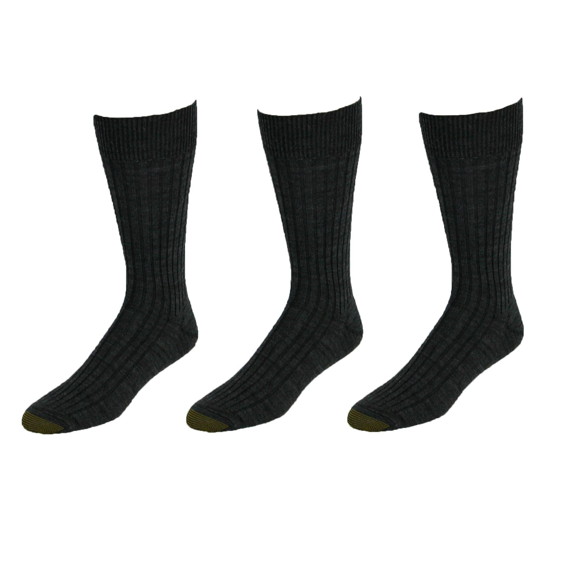 Men's Windsor Wool Socks (Pack of 3) by Gold Toe