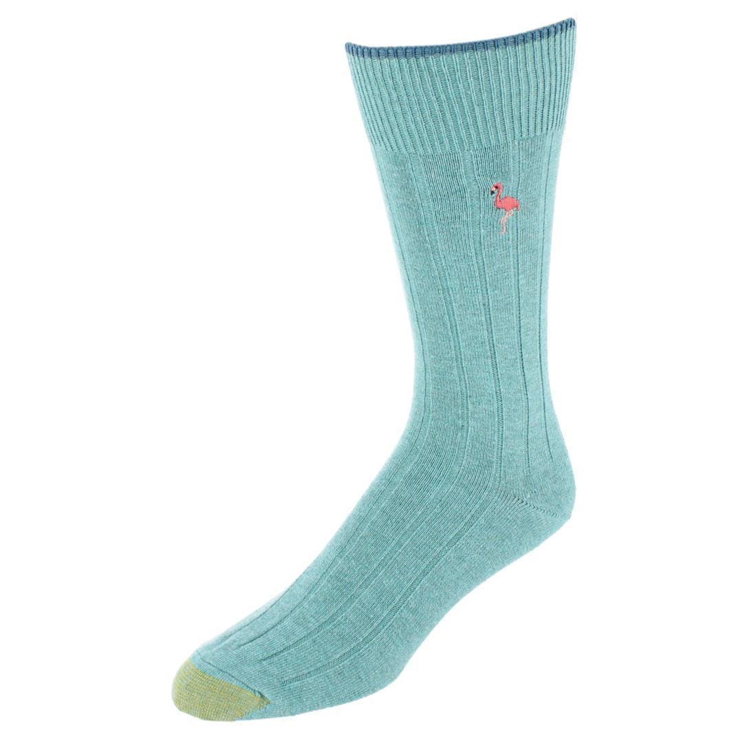 Gold Toe Mens Hampton Casual Dress Socks (Pack of 3) - Multiple - Pink, Oatmeal, Chambray