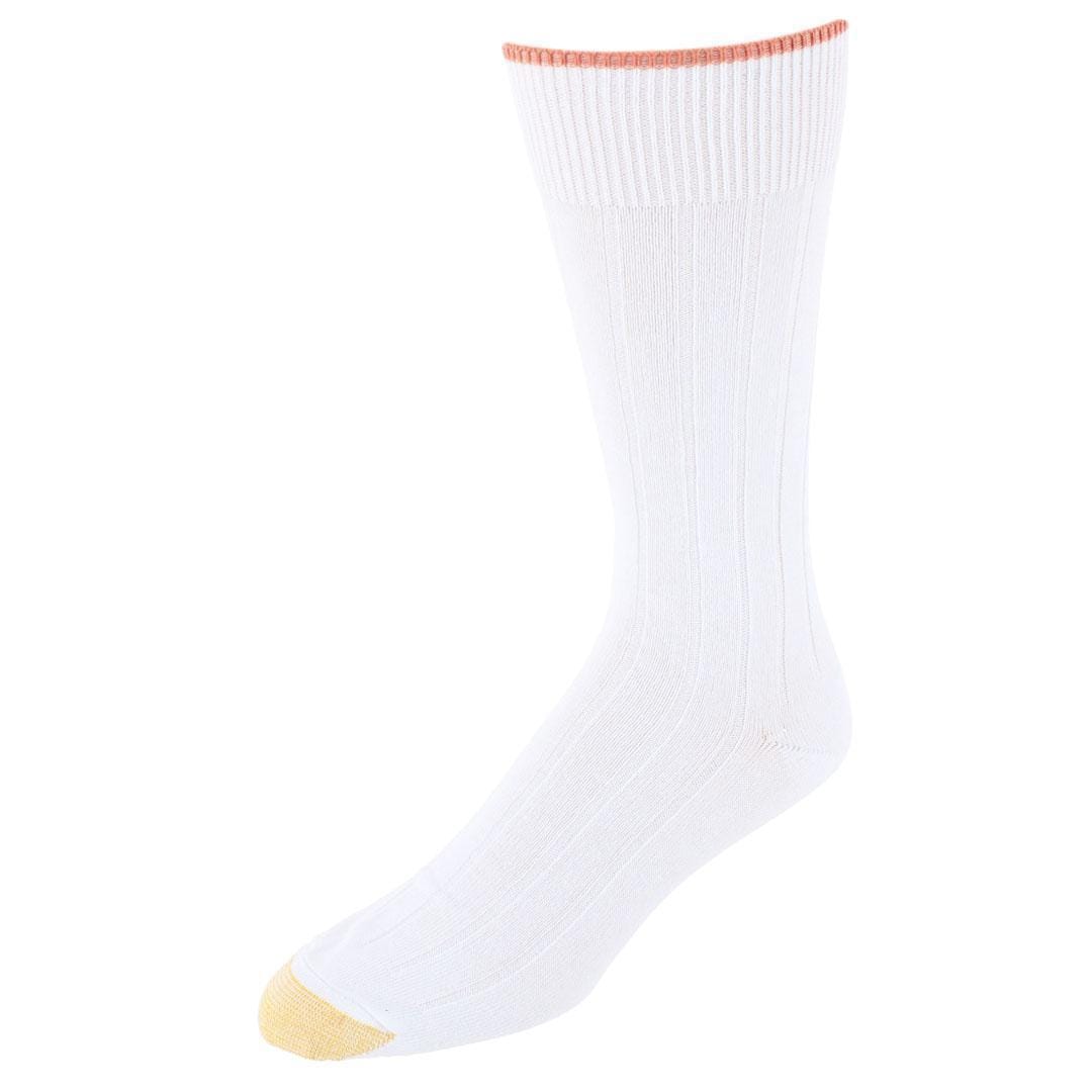 Gold Toe Mens Hampton Casual Dress Socks (Pack of 3) - Multiple - Pink, Oatmeal, Chambray