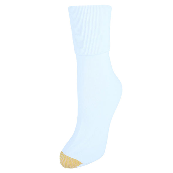 Womens Cotton Turn Cuff Ankle Socks (Pack of 3)