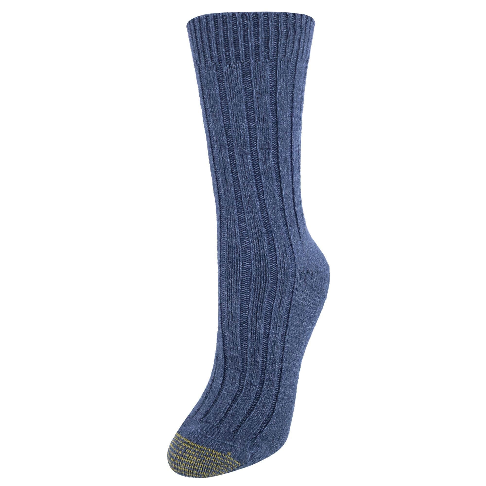 Gold Toe Women's Weekender Socks (3 Pair) - Denim Blue