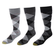 Men's Big & Tall Carylyle Argyle Crew Socks (3 Pairs)