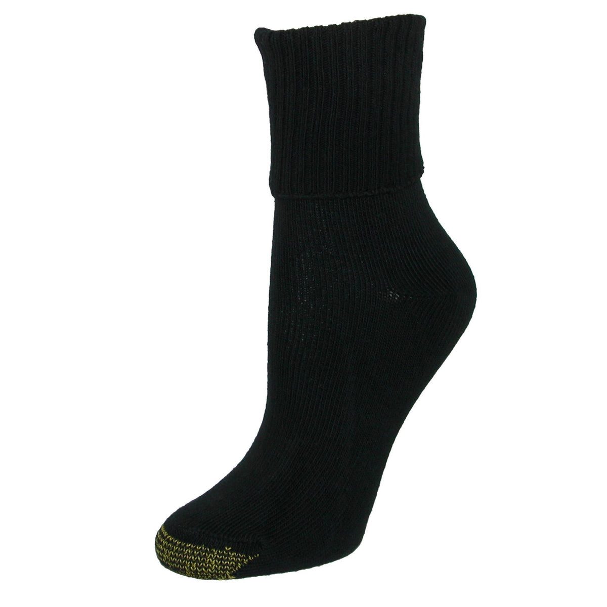 Gold Toe Women's Turn Cuff Bermuda Socks (3 Pair Pack) - Women's Turn Cuff Bermuda Socks (3 Pair Pack)