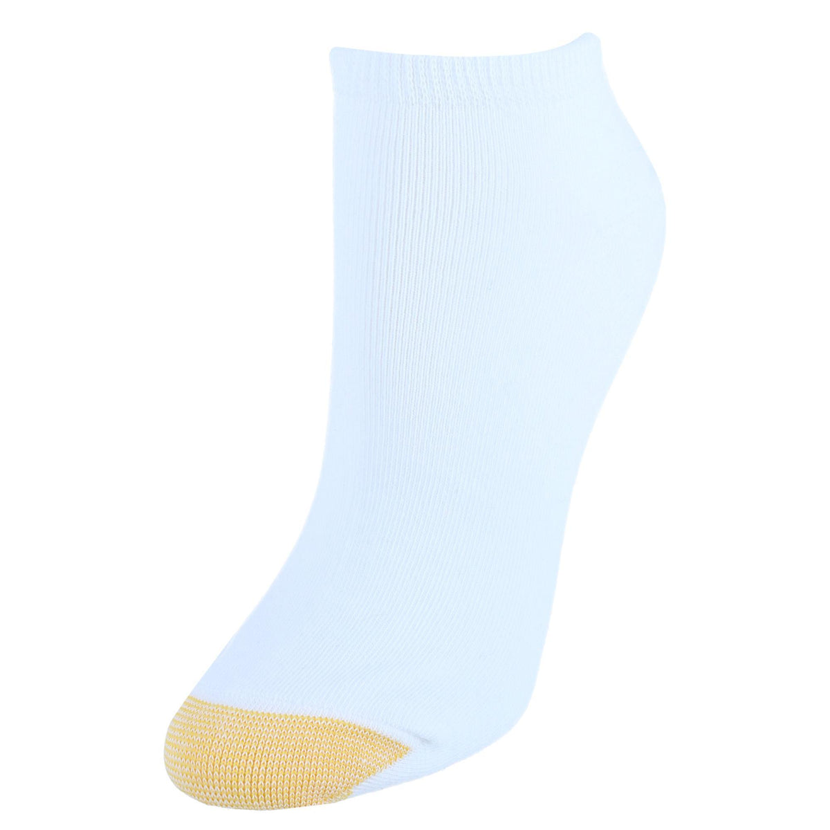Gold Toe Women's Cotton No Show Liner Socks (Pack of 6) - White