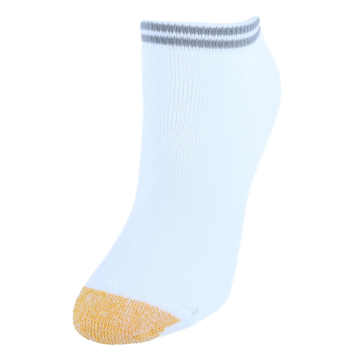 Gold Toe Women's Cotton No Show Liner Socks (Pack of 6) - White