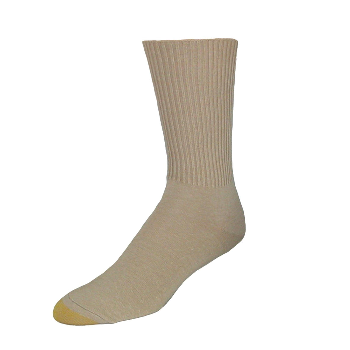 Gold Toe Women's Extended Size Turn Cuff Anklet (6 Pair Pack) - Khaki