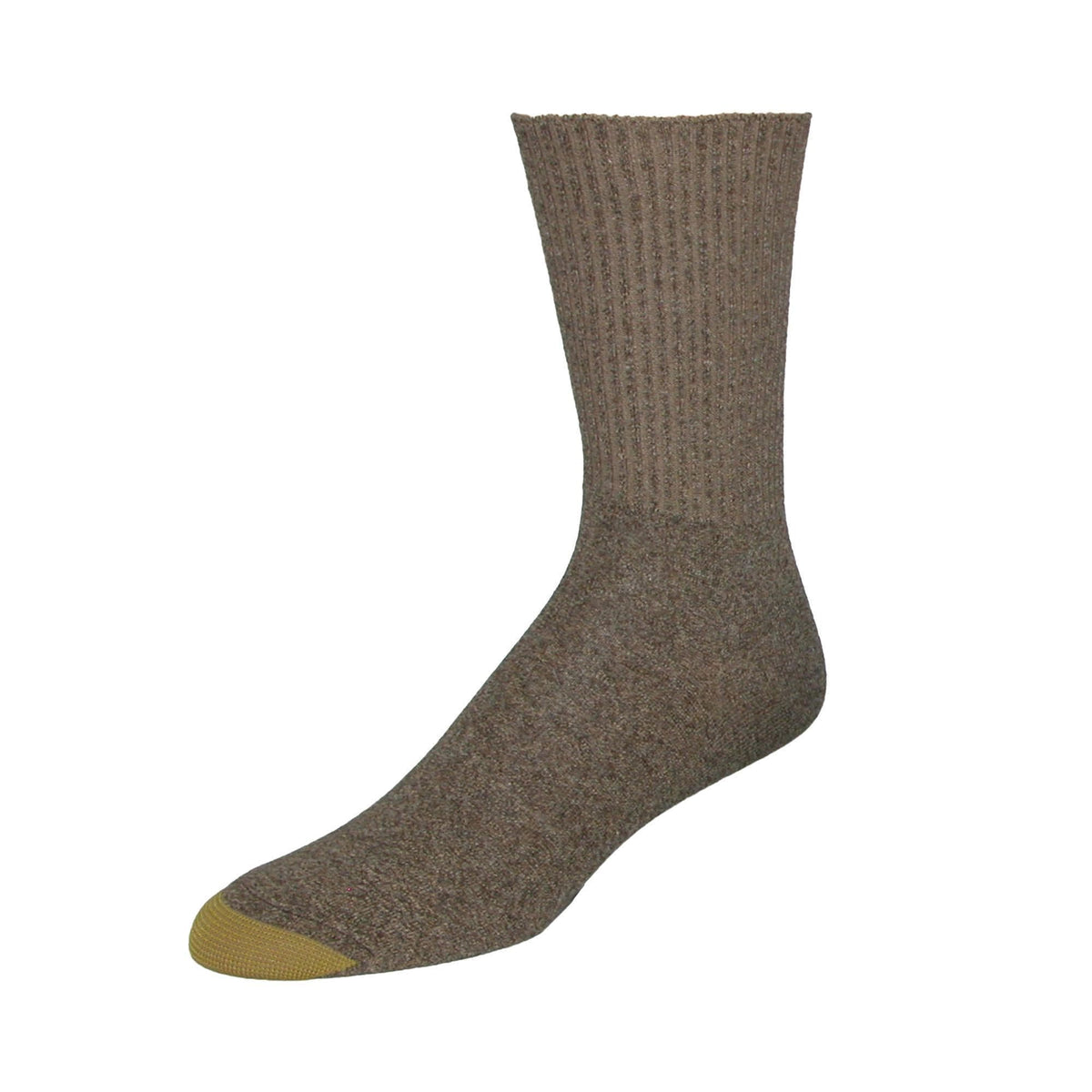 Gold Toe Women's Extended Size Turn Cuff Anklet (6 Pair Pack) - Khaki