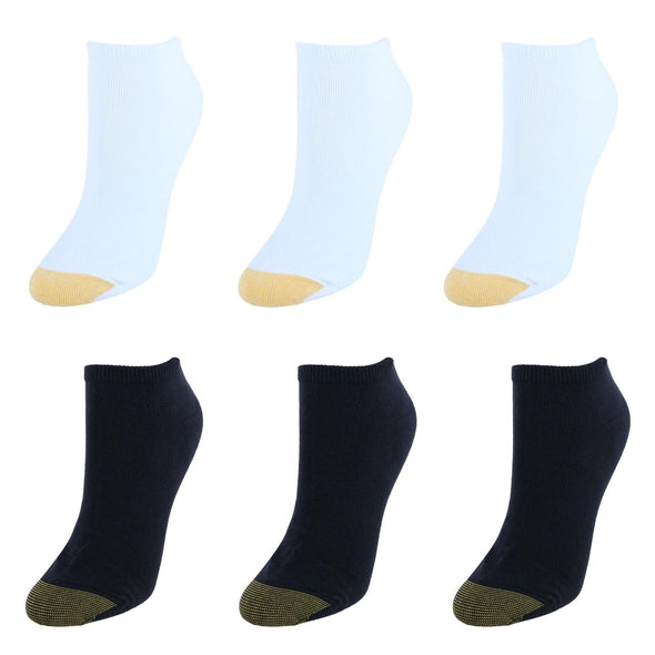 Women's Extended Size No Show Liner Socks (Pack of 6)