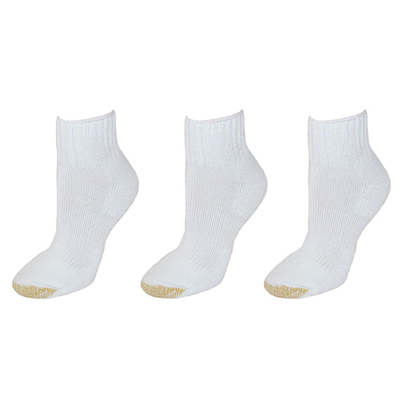 Women's Cushioned AquaFx Quarter Ankle Socks (Pack of 3)