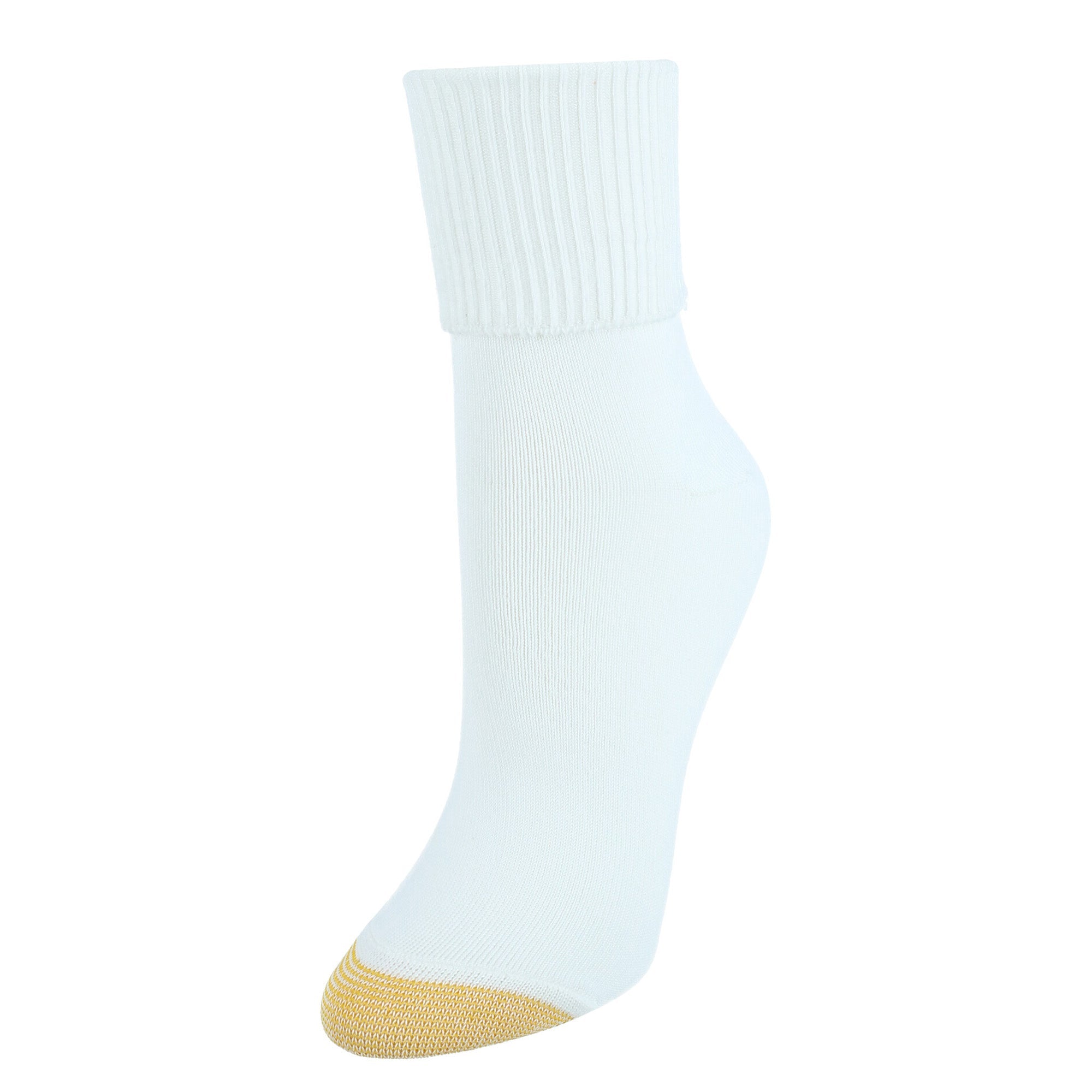 Gold Toe Women's Providence Turn Cuff Socks (3 Pair Pack)