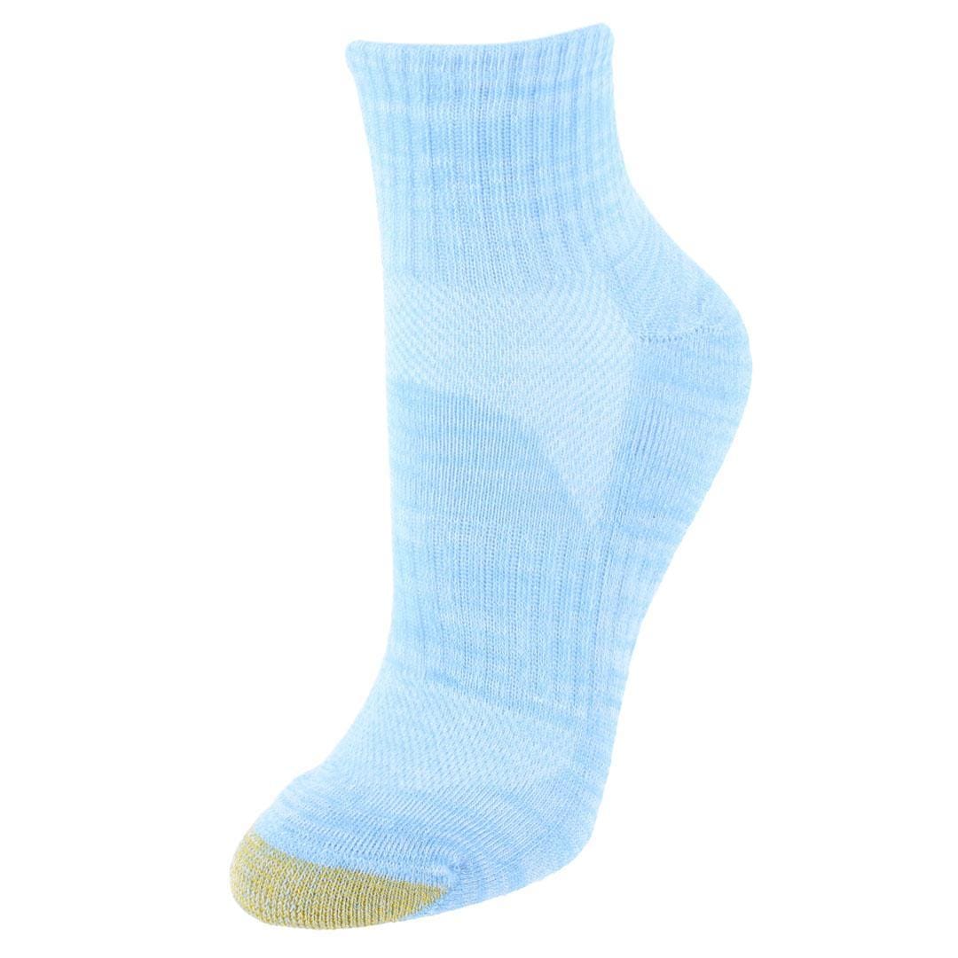 Gold Toe Women's Half Cushion Quarter Socks (6 Pair) - Multiple