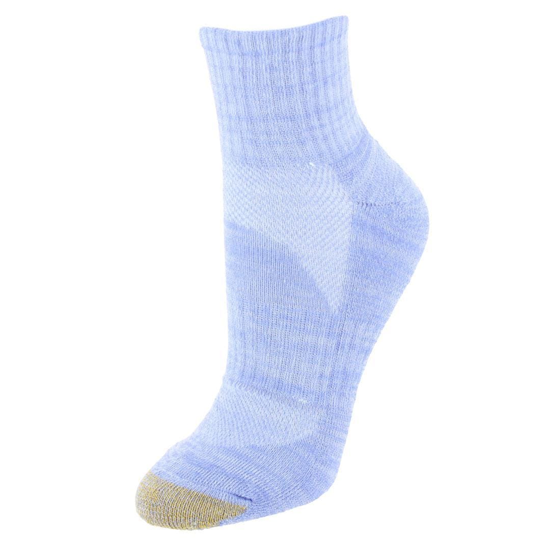 Gold Toe Women's Half Cushion Quarter Socks (6 Pair) - Multiple