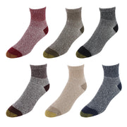 Men's Quarter Lenght Full Cushioned Socks (6 Pairs)