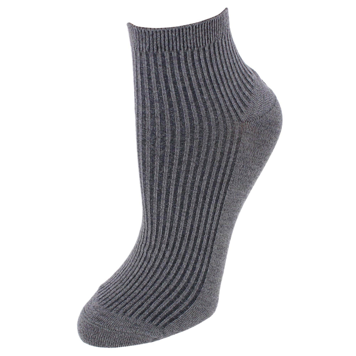 Gold Toe Women's Quarter Lenght Ribbed Comfort Seams Socks (6 Pairs) - Multiple Colors