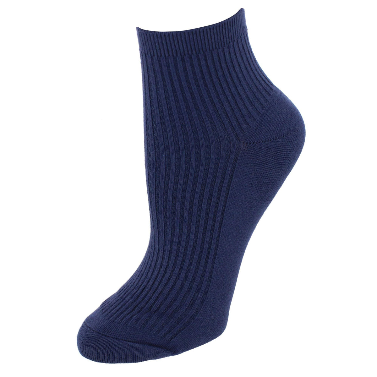 Gold Toe Women's Quarter Lenght Ribbed Comfort Seams Socks (6 Pairs) - Multiple Colors