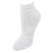 Women's Quarter Lenght Ribbed Comfort Seams Socks (6 Pairs)