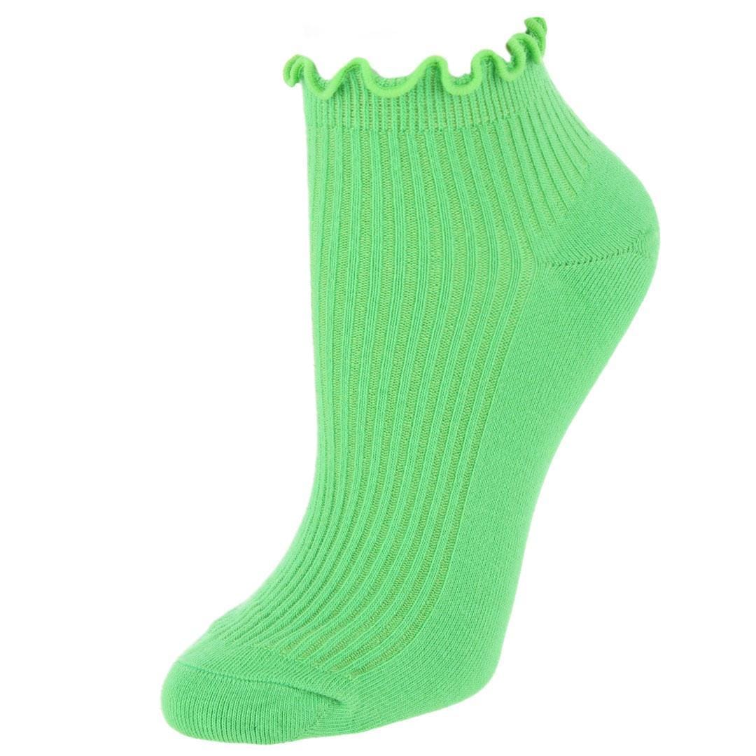 Gold Toe Women's Rib Lettuce Edge Quarter Socks (6 Pack) - Color Mix