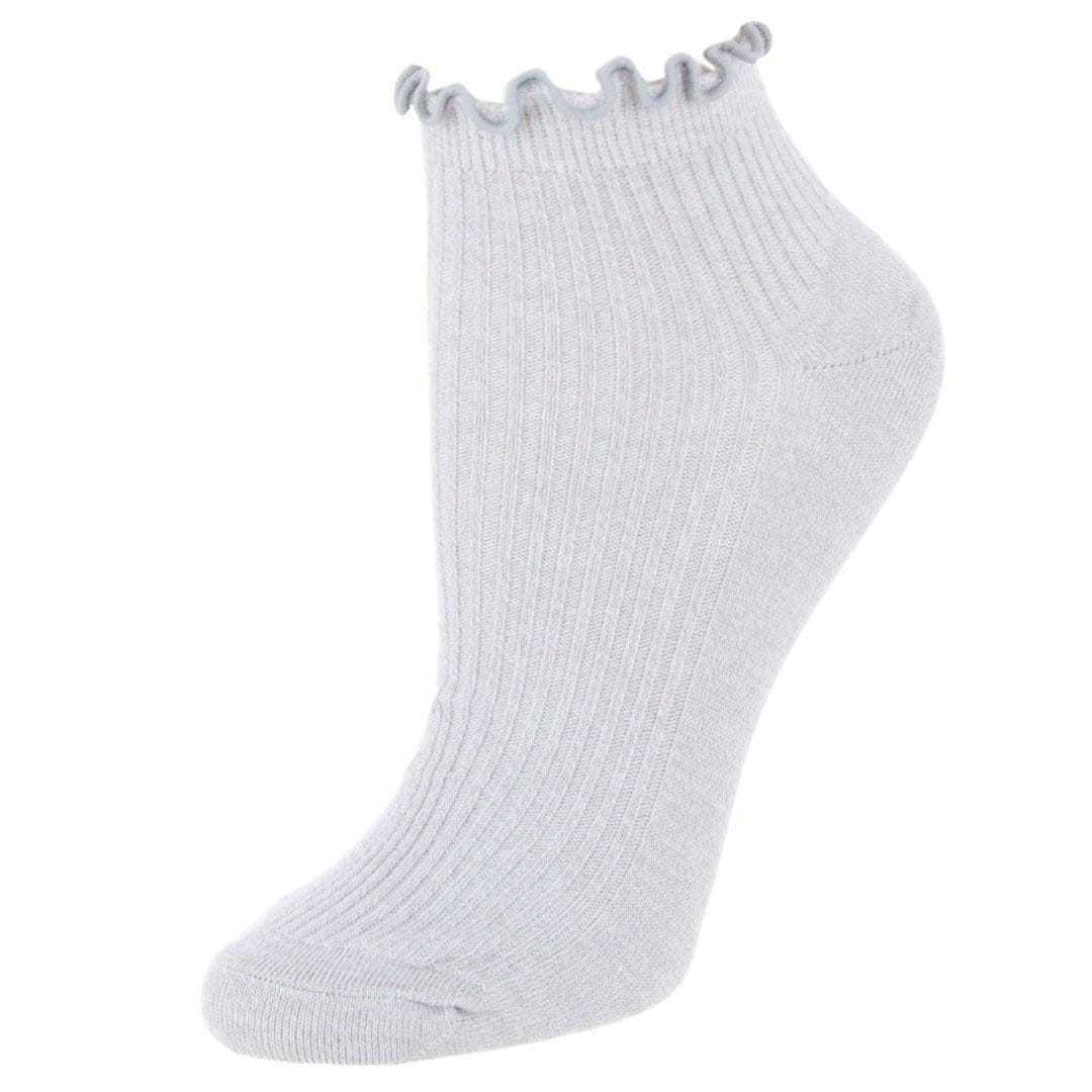 Gold Toe Women's Rib Lettuce Edge Quarter Socks (6 Pack) - Color Mix