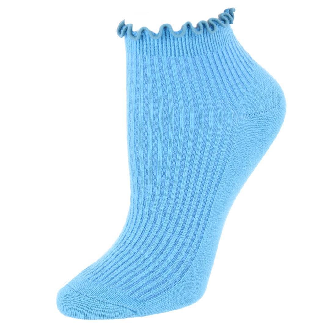 Gold Toe Women's Rib Lettuce Edge Quarter Socks (6 Pack) - Color Mix
