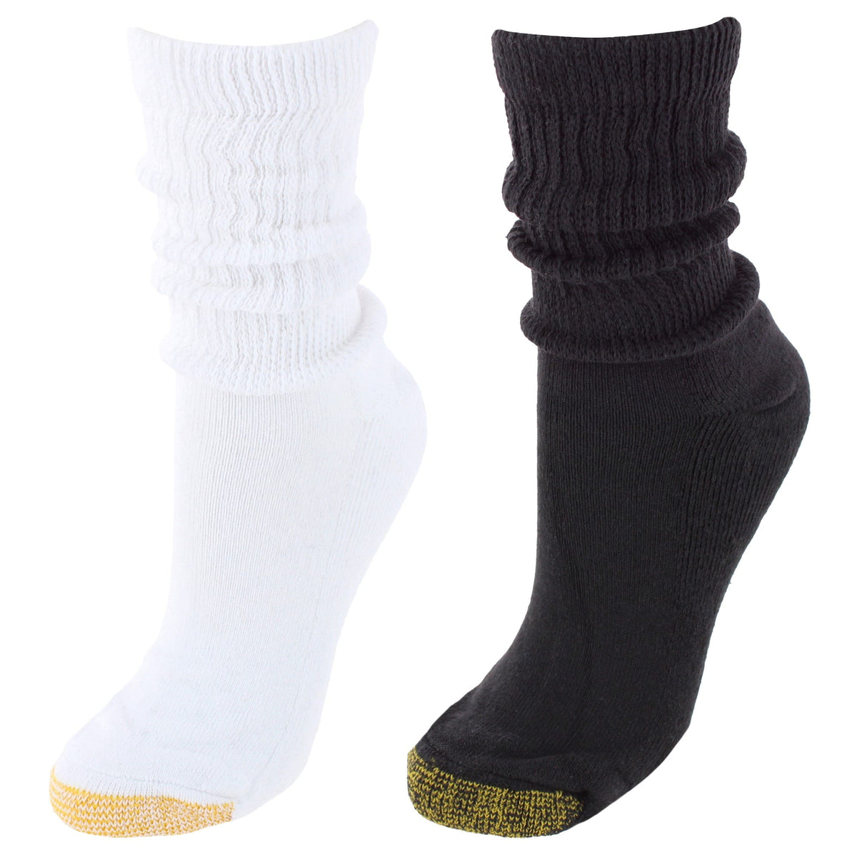Gold Toe Women's Comfort Slouch Crew Socks (Pack of 2) - Multiple