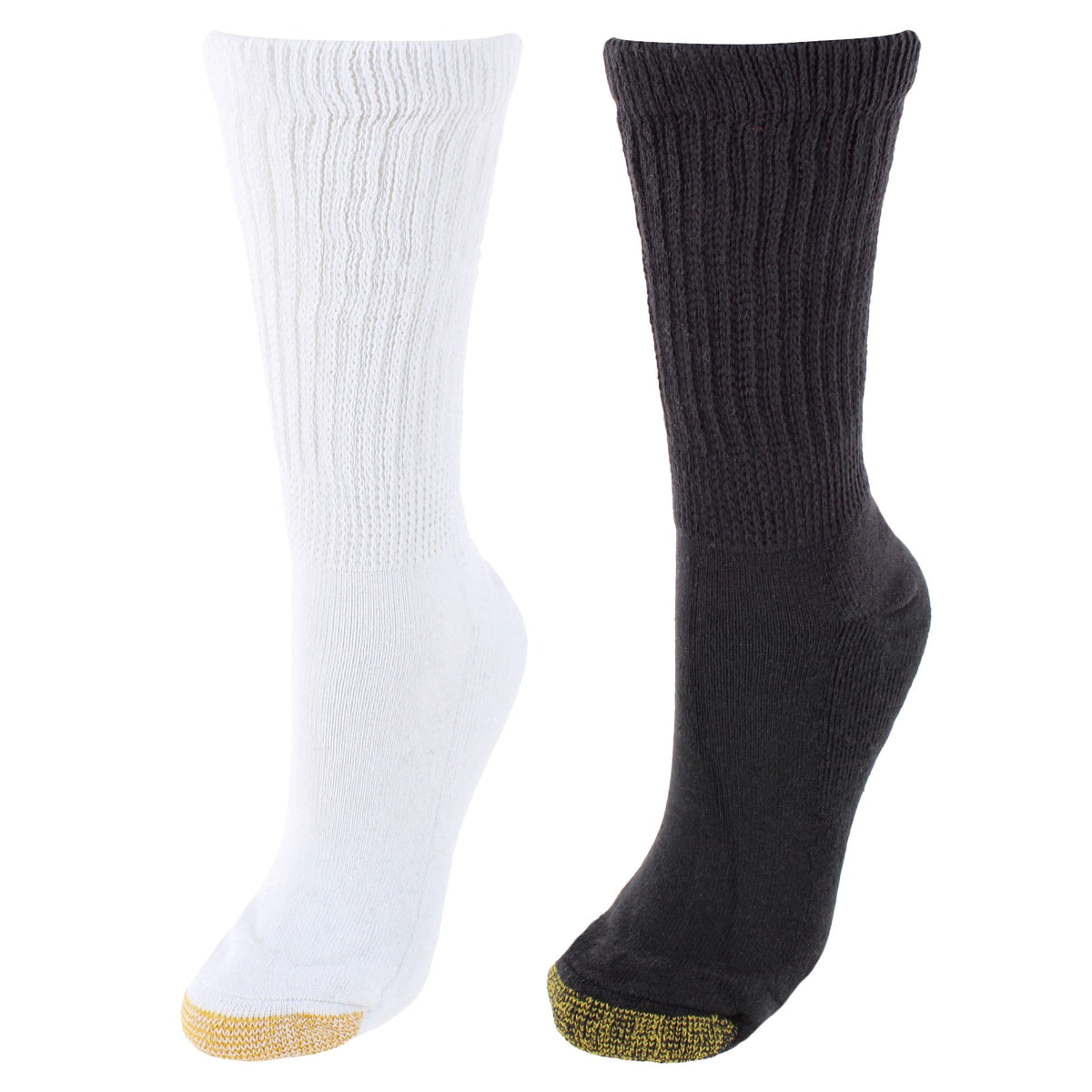 Gold Toe Women's Comfort Slouch Crew Socks (Pack of 2) - Multiple
