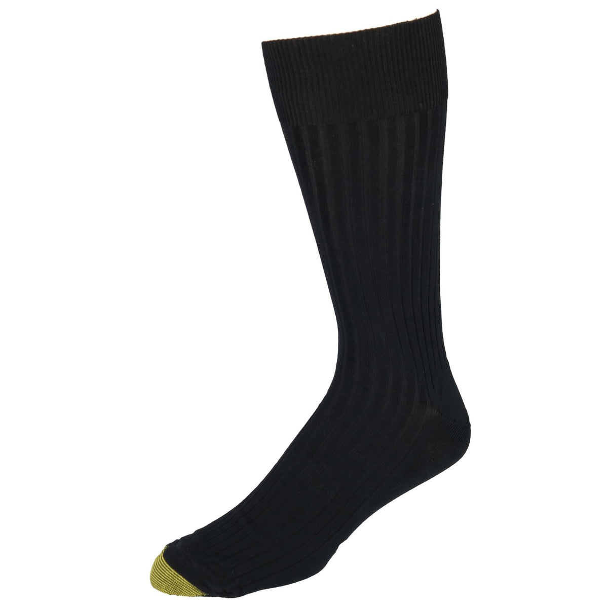 Gold Toe Mens Extended Size Ribbed Moisture Control Dress Socks (Pack of 3)