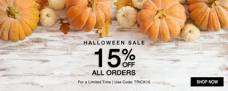 Halloween Sale! 15% off all orders for a limited time. Use code TRICK15. Shop now! width=