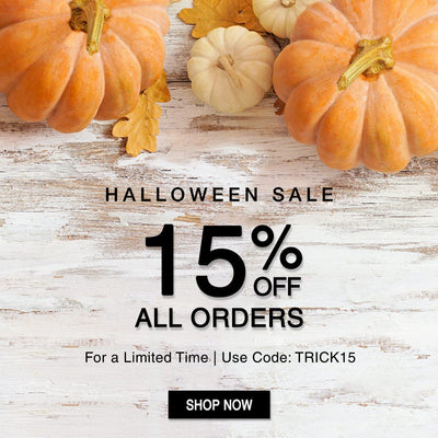 Halloween Sale! 15% off all orders for a limited time. Use code TRICK15. Shop now! width=