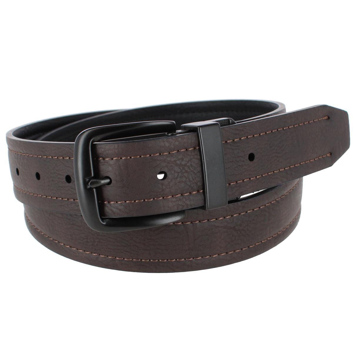 Dickies Men's 38mm Reversible Stretch Belt - Brown/Black