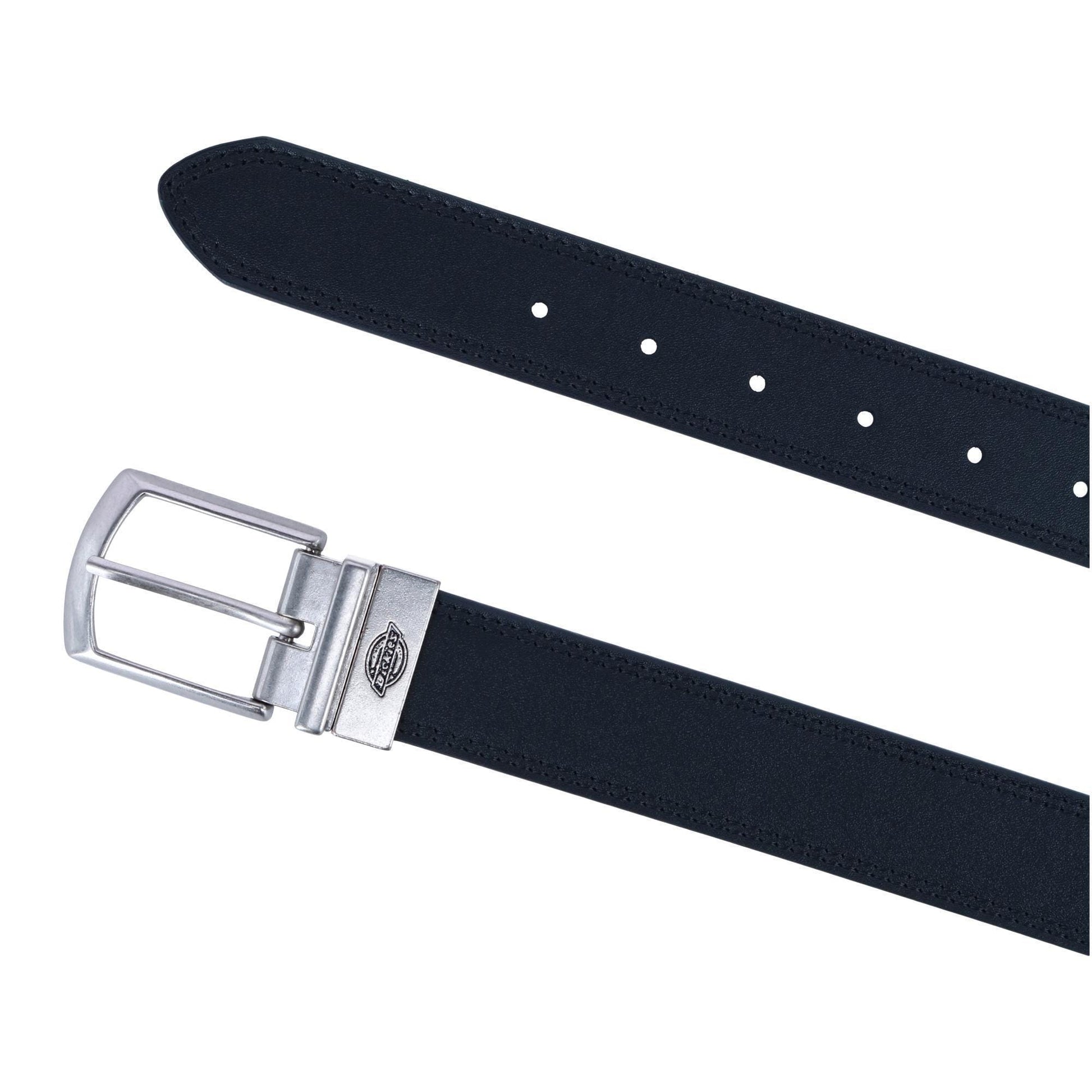 Dickies Men's Leather Reversible Jean Belt - Brown to Black