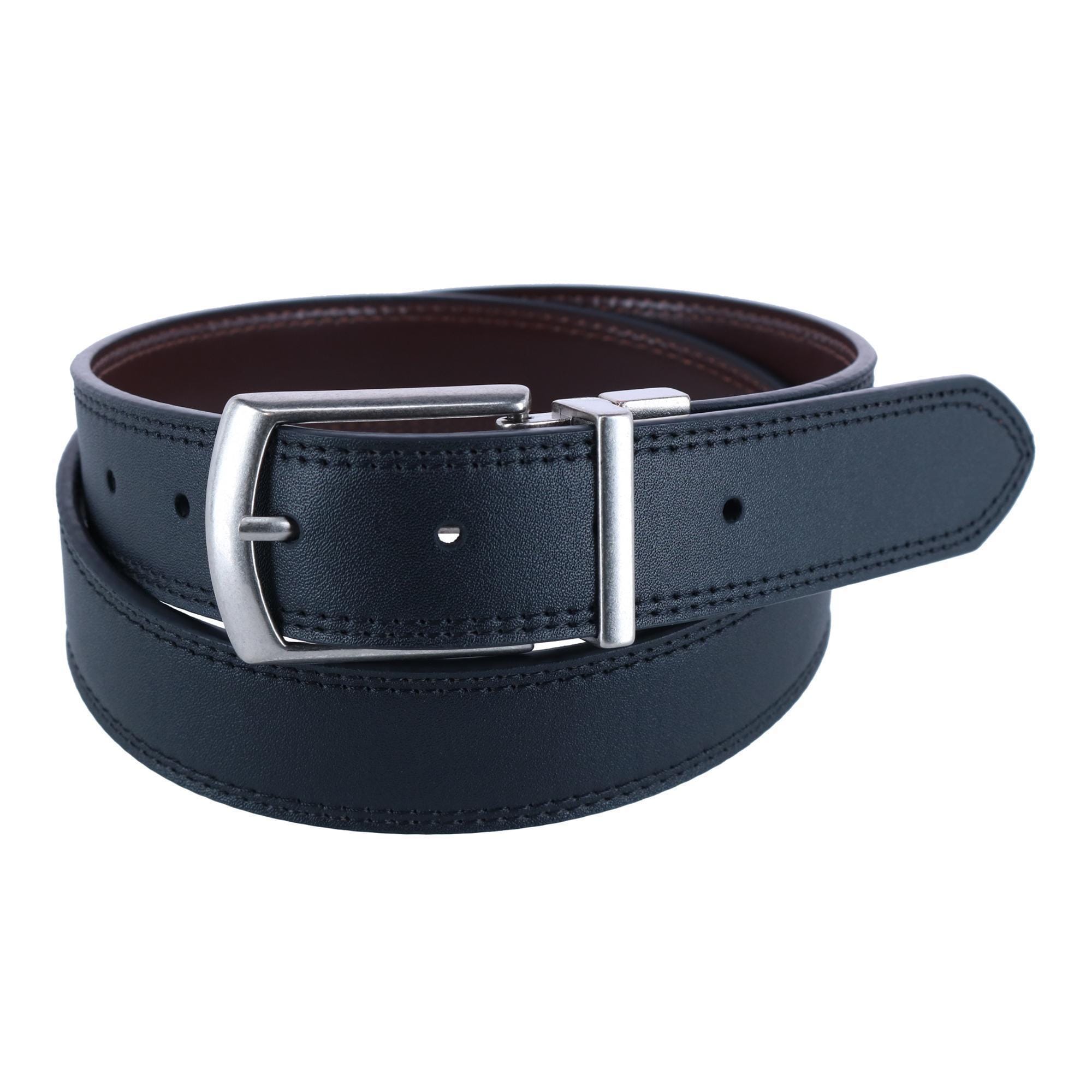 Dickies Men's Leather Reversible Jean Belt - Men's Leather Reversible Jean Belt