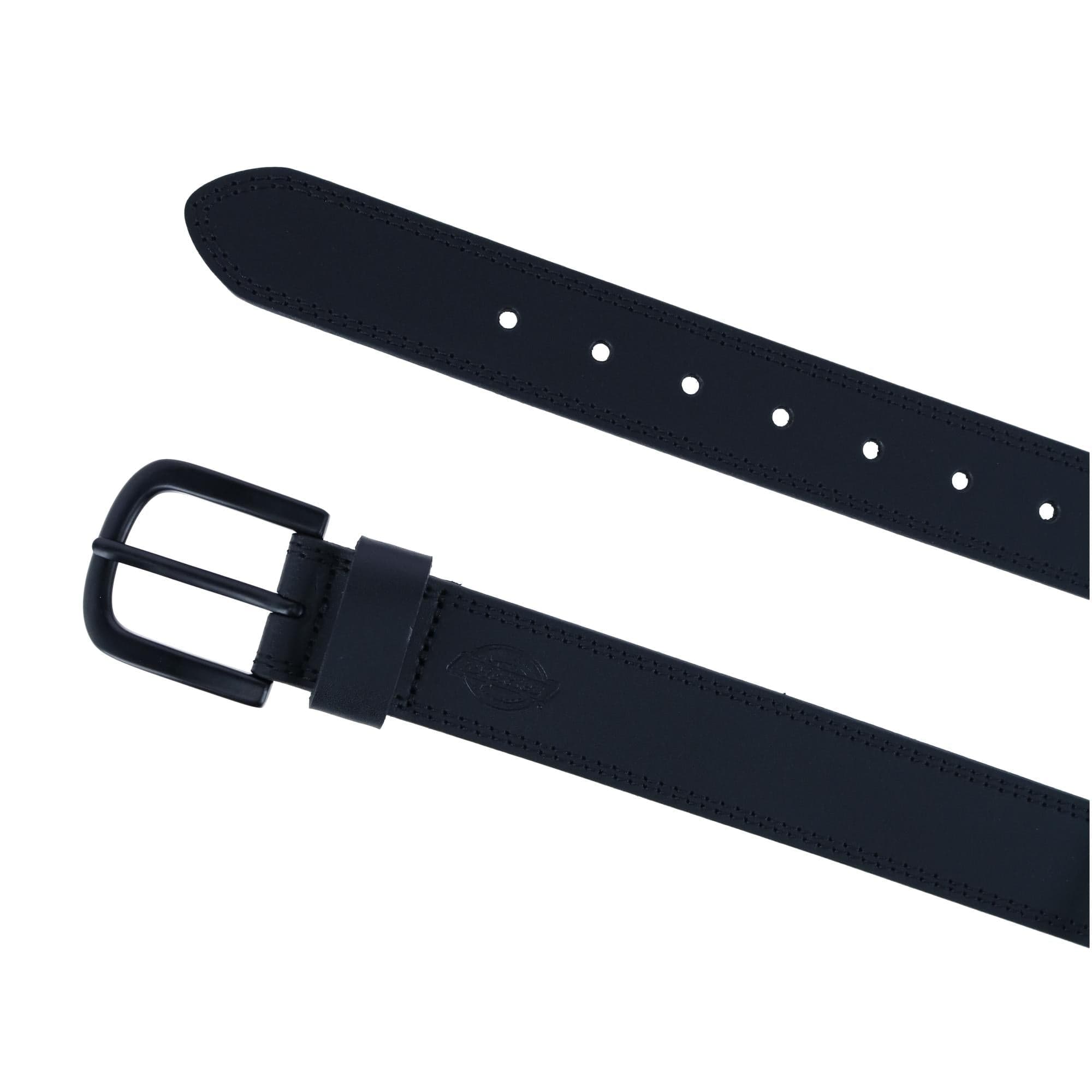 Dickies Men's Casual Workwear Belt with Matte Buckle - Black