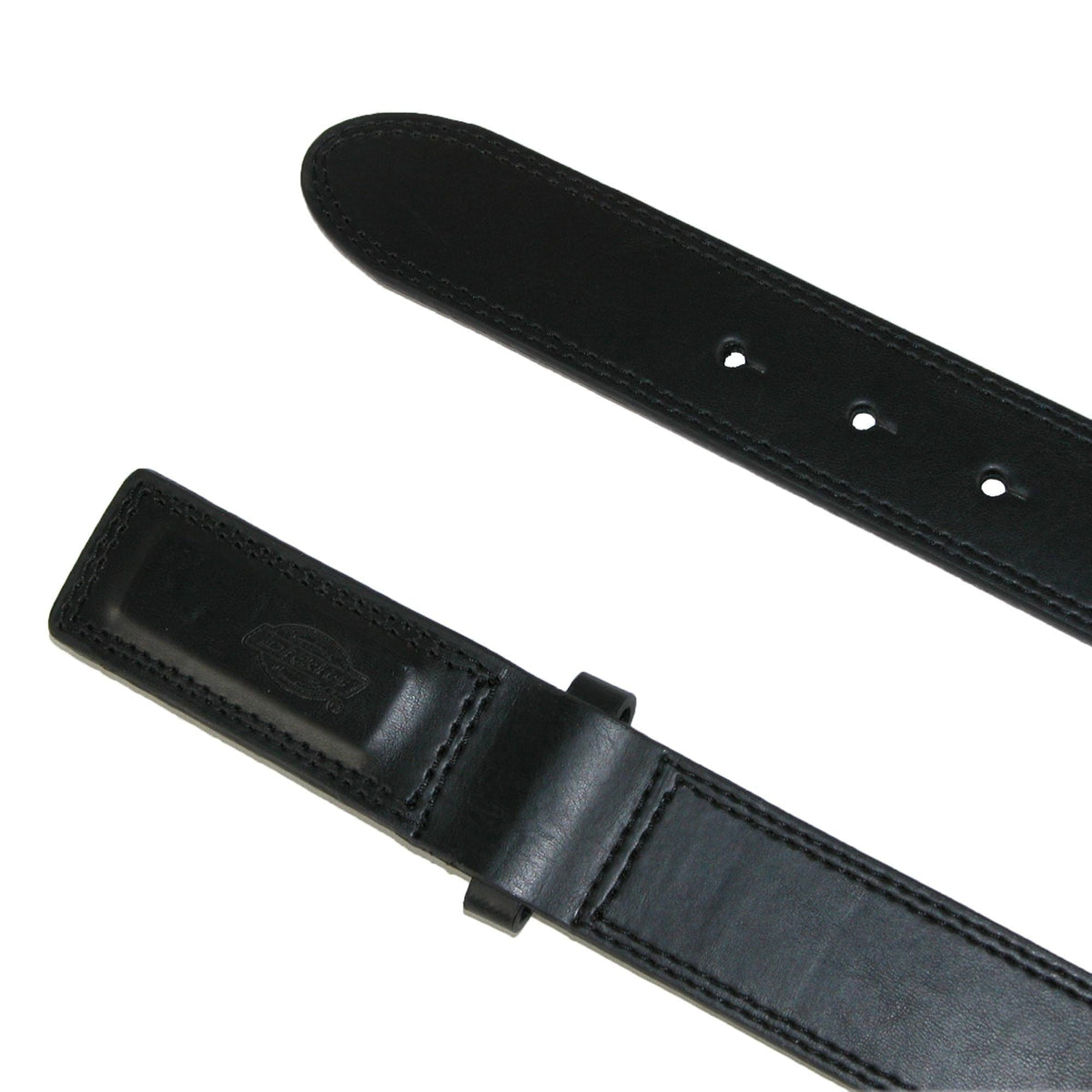 Dickies Men's Leather Covered Buckle Mechanics and Movers Belt - Black