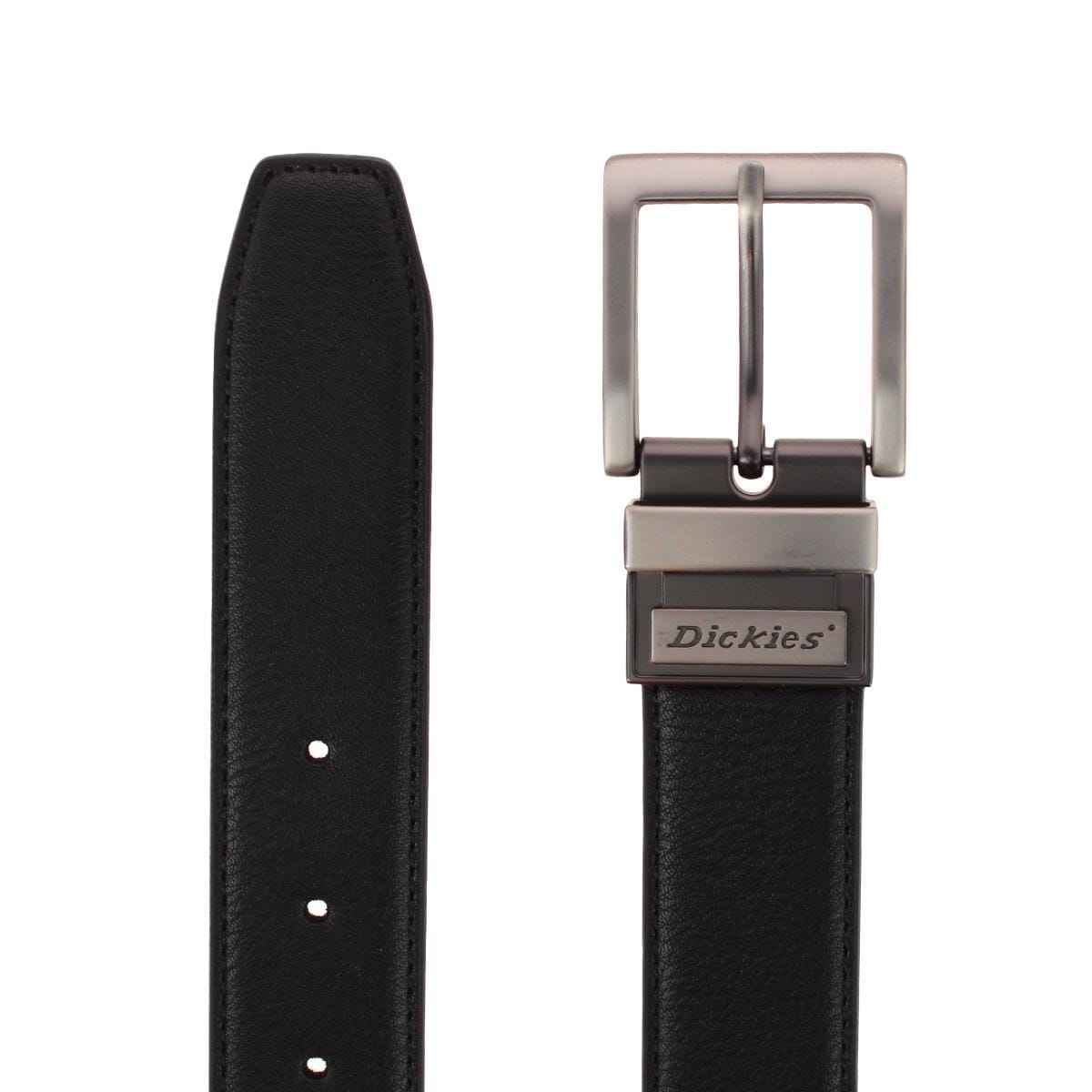 Dickies Men's 35mm Feather Edge Reversible Belt - Black/Brown