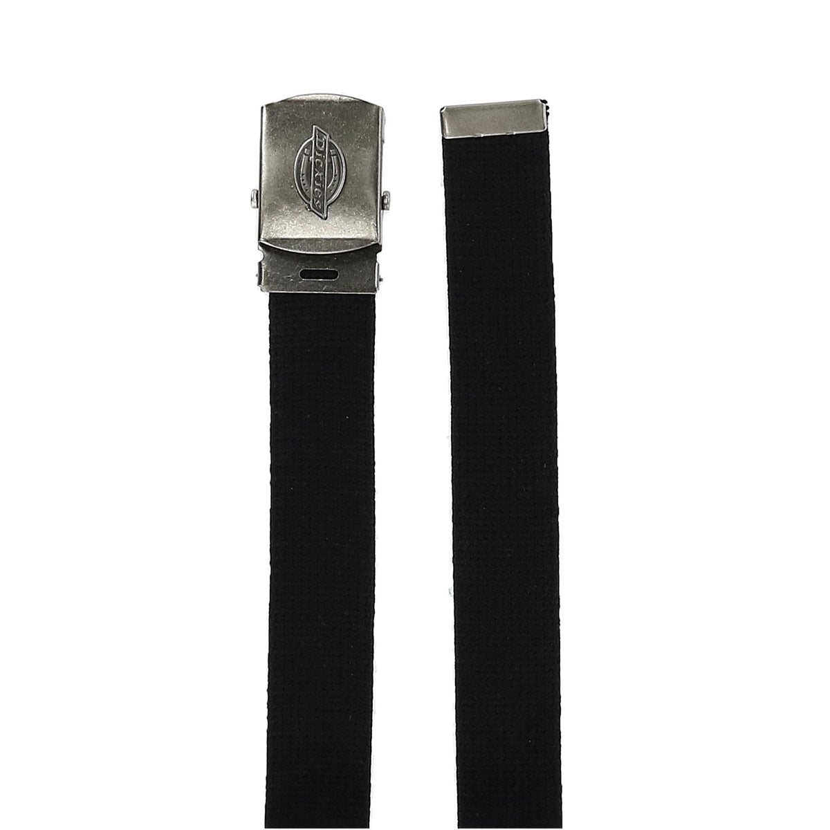 Dickies Men's Adjustable Fabric Belt with Military Buckle - Black