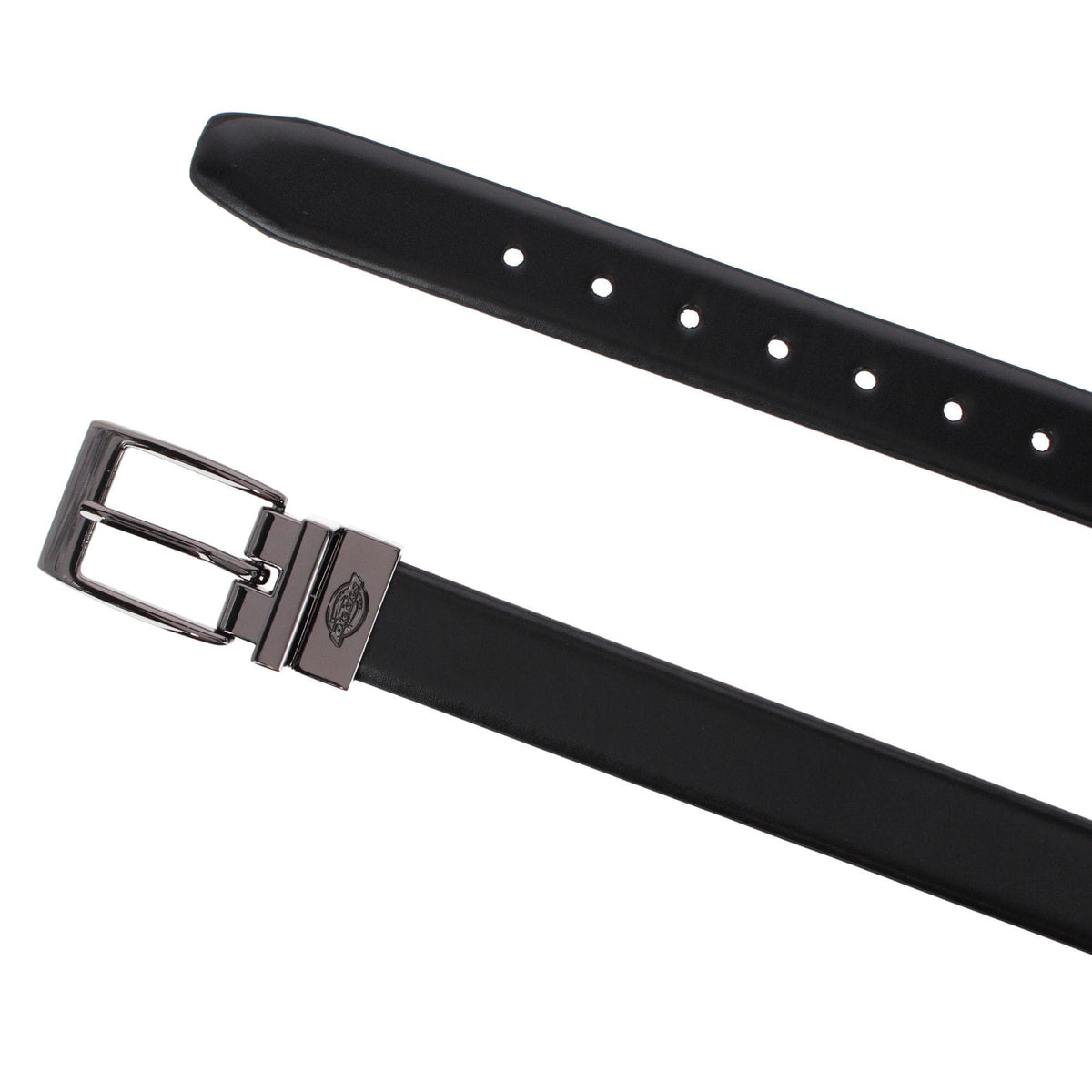 Dickies Boys' Leather Reversible Dress Belt - Black to Brown