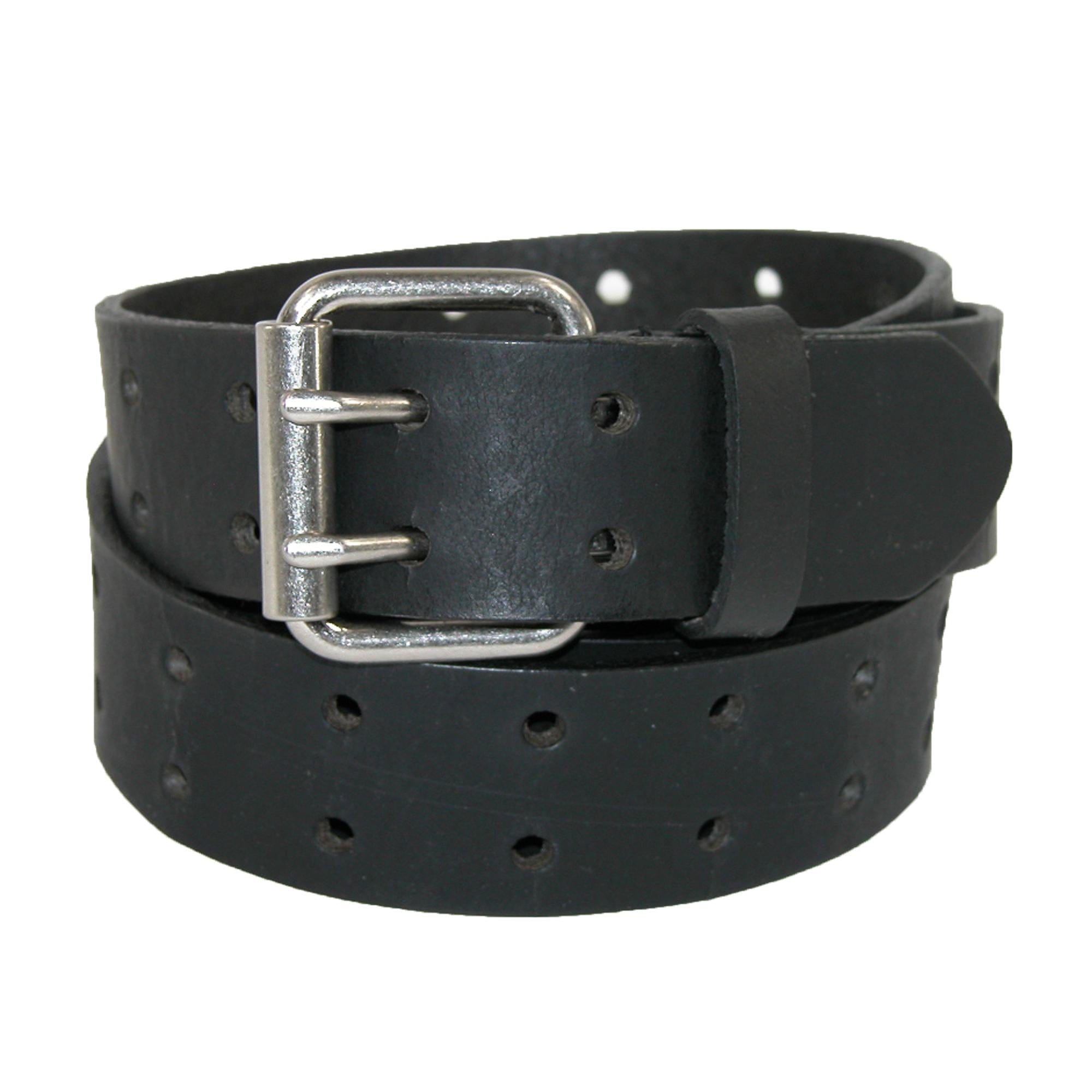 Dickies Men's Big & Tall Leather Two Hole Bridle Belt - Men's Big & Tall Leather Two Hole Bridle Belt