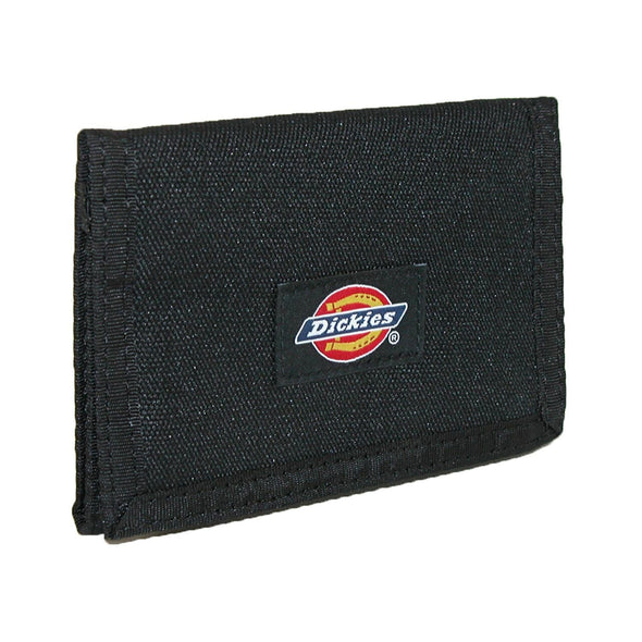 Men's Nylon Trifold Wallet with Fabric Hook and Loop Closure