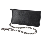 Men's Leather Trucker Chain Wallet