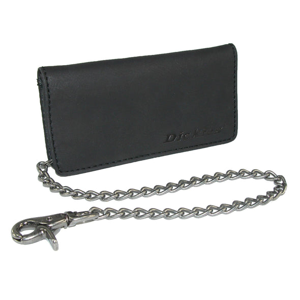 Men's Leather Trucker Chain Wallet