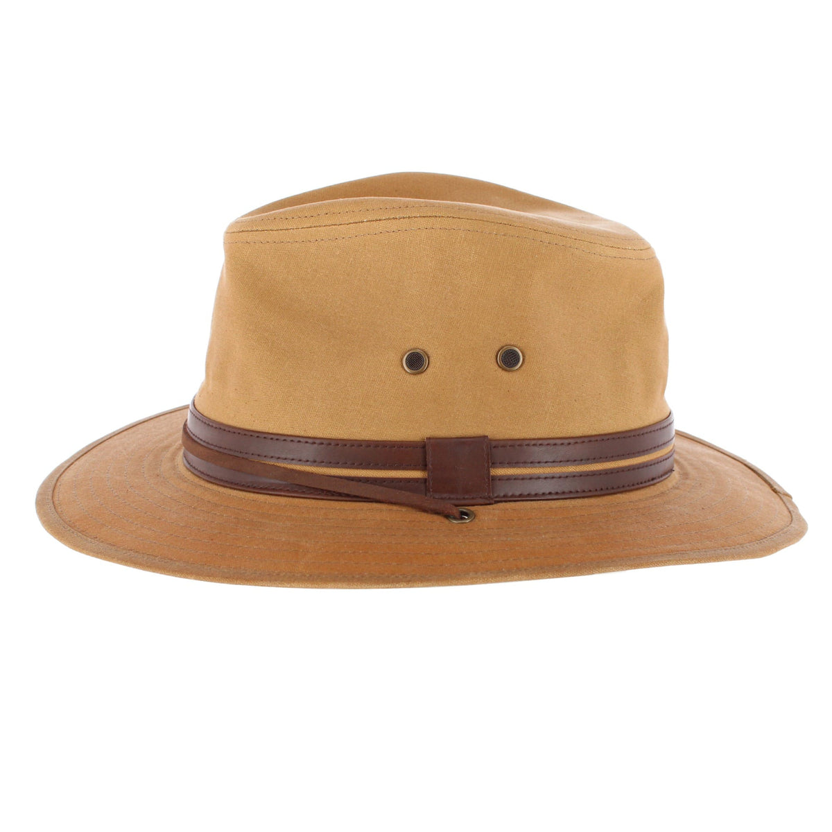 Henschel Hats Men's Waxed Cotton Outback Hat - Khaki