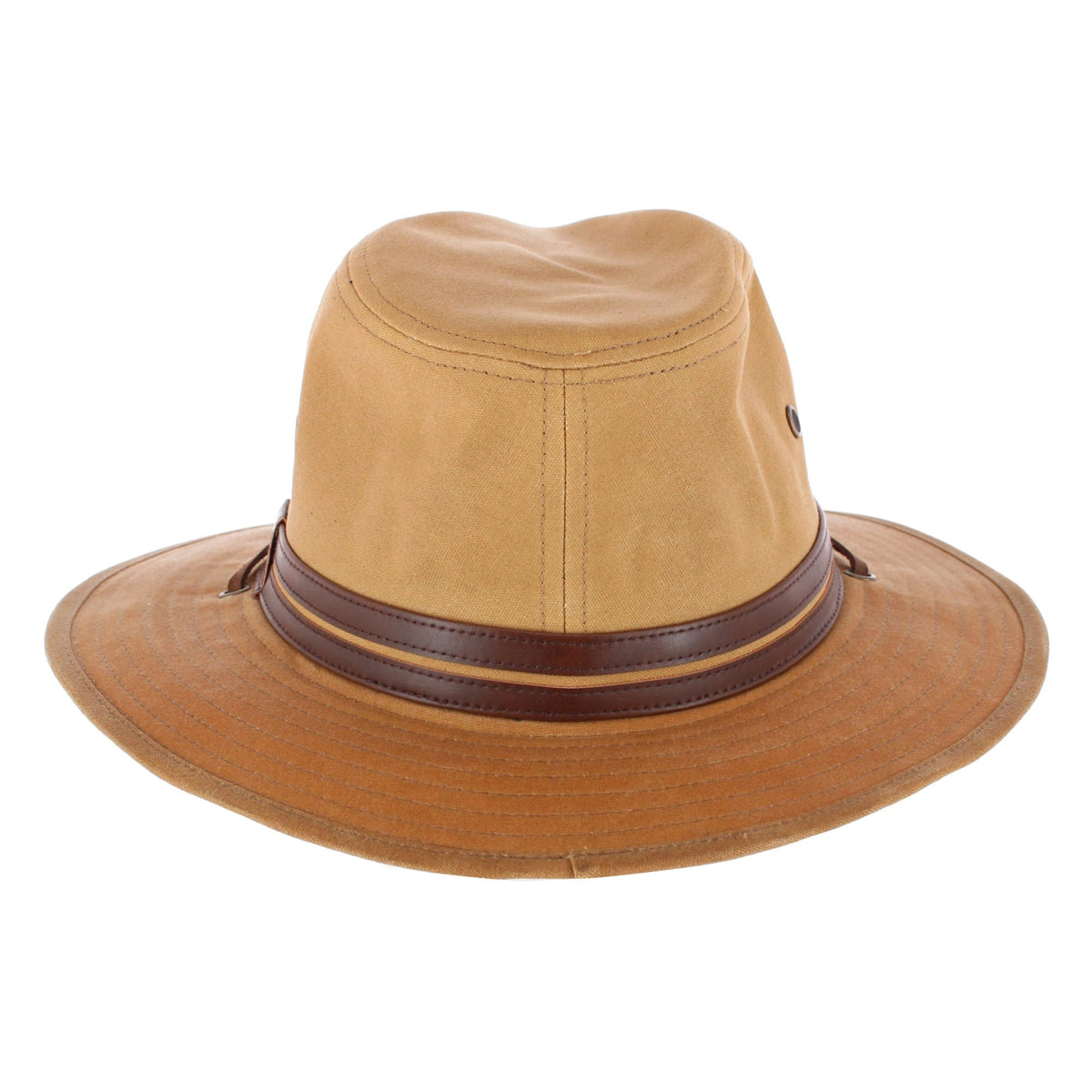 Henschel Hats Men's Waxed Cotton Outback Hat - Khaki
